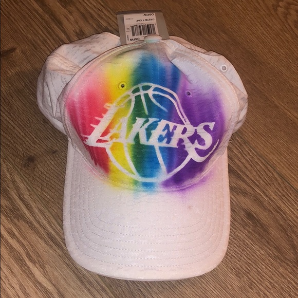 rainbow adidas hat
